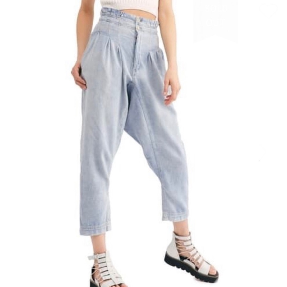 Free People We The Free High Rise Harlem Pant - Picture 3 of 8